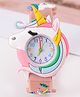 Babyhug Unicorn Shaped Analog Watch Free Size - Brown