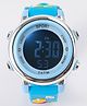 Babyhug Digital Watch with Dino Applique - Light Blue