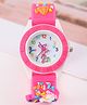 Babyhug Unicorn Themed Analog Watch Free Size - Fuchsia