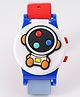 Babyhug Free Size Digital Watch With Astronaut Applique - Blue