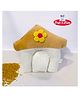 Safe N Cute Baby Mustard Seed Pillow for New Born Baby, Ideal for Perfect Head Shape - Light Brown