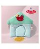 Safe N Cute Baby Mustard Seed Pillow for New Born Baby, Ideal for Perfect Head Shape - Light Green