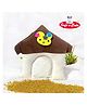 Safe N Cute Baby Mustard Seed Pillow for New Born Baby, Ideal for Perfect Head Shape - Dark Brown