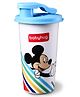 Babyhug Disney Mickey Mouse Stainless Steel Flip Flop Sipper 300ml - Blue & White| Spill Proof| Indoor and Outdoor| School Sipper| Hot & Cold Beverages