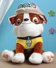 Paw Patrol Rubble Plush Soft Toy with Hat White & Brown - Height 25 cm