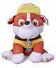 Paw Patrol Rubble with Cap Plush Soft Toy Multicolor - Height 25 cm