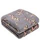 Happy Hues Butterfly Glow in The Dark Blanket- Super Soft Fluffy Flannel Fleece All Season Blanket for 0-15 Years- Grey