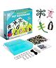 Happy Hues DIY Keychains Create Your Own Design for Backpack- Travel Bags & More Craft Projects Art Toys for Girls - Boys