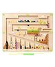 Happy Hues Magnetic Maze Board Puzzle Counting, Matching And Fine Motor Skills Activity Toy For Toddlers- Mario Puzzle, Multicolor