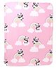 Babyhug Sherin & Poly Wool All Season Blanket Panda Print - Pink| New Born| Toddler Blanket| Baby Skin Friendly| Super Soft Wool| Machine Washable| Breathable Fabric| Warm and Cozy| Boys and Girls