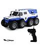 Fiddlerz Remote Control Police Truck with 8 Wheels Omnidirectional Control Headlight Rechargeable Battery Off-Road Remote Control Vehicle for Kids Boys and Girls Age 3+ (Multicolor)