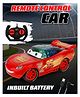 Fiddlerz Remote Control Racing Car with LED Lights High Speed RC Car with Rechargeable Battery Forward and Backward Movement for Kids Boys and Girls  Red