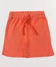 Totle Cotton Solid Shorts - Coral