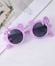 Babyhug Solid Coloured Sunglasses With Bow Design - Purple