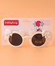 Babyhug Solid Coloured Sunglasses With Bow Design - White