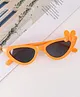 Babyhug Solid Coloured Sunglasses With Bow Applique - Orange