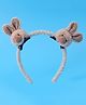 Babyhug Hairband with Bunny Applique Free Size - Khaki