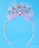 Babyhug Free Size Hair Band Tiara & Bow Applique - Purple