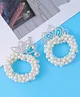 Babyhug Free Size Scrunchies with Pearl & Diamond Detailing Pack of 2 - White
