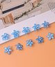 Babyhug Hair Pins And Clips Pack Of 10 - Light Blue