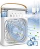 AKN TOYS Portable Air Conditioners - Small AC Quiet Personal Air Cooler, USB Powered Mini Desktop Cooling Misting Fan, 1 | 2 | 3 Timer 3 Smart Speeds,360 Adjustment  (MULTI)