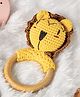 Jim N Jam Crochet Rattle and Teether  - Yellow