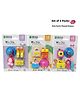 QIPS Girls Series Erasers for Kids- Pack of 3 (color may vary)