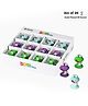 QIPS Snake 3D Erasers for Kids - Set of 36 (Assorted colors)
