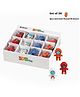QIPS Space Astronaut 3D Erasers for Kids - Set of 36 (Assorted colors)