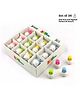 QIPS Baby Bird with Eggshell 3D Erasers for Kids - Set of 36 (Assorted colors)