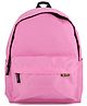QIPS Solid Laptop Backpack for school & college -16inch --Pink