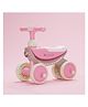 Lifelong Cuppy Kids Ride-On Bike with Music & Lights | Push Ride 1-5 Years | Fun & Safe Toddler Bike | Durable & Lightweight | Indoor & Outdoor Toy Vehicle for Boys & Girls | Easy-to-Ride - Pink