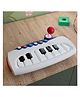 Lifelong Cuppy Piano Keyboard With Microphone - White