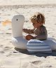 SUNNYLiFE Kids Tube Pool Ring Sid the Seagull Blue Stripe