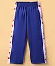 Pine Kids Knit Full Length Lounge Pant With Heart Print - Navy Blue
