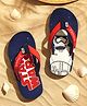 Pine Kids Lucas Slip On Flip Flops with Star Wars Print - Navy Blue