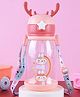 Luvlittle Deer Horn Shape Water Bottle with Cartoon Character for Kids(600ml) - Colour May Vary