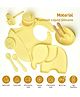 Luvlittle  Baby Feeding Set I 11 Piece Baby Dining Set I Baby Bowl and Spoon Set, Bib, Snack/Sipper Cup - Yellow