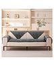 House of Quirk Herringbone Chenille Sofa Cover Set 3 Pcs  Grey