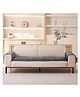House of Quirk Herringbone Chenille Sofa Cover Set 3-  Grey