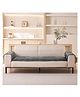 House of Quirk Herringbone Chenille Sofa Cover Set 3 Pcs  -  Grey