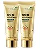 7 days Natural Set Of 2  Gold Peel Off Mask For Skin - 50 g