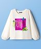 Pine Kids Cotton Knit Full Sleeves Top With Girl You Got This Text Print - White