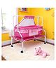 Kiddery Ares Cradle for Baby With Mosquito Protection Net - Pink