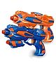 Magicwand Pack of 2 Guns  Foam Dart Guns with 16 Bullets Colors As Per Stock