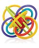 Magicwand Sensory Baby Teether Tube Ball Loopi Toy for New Borns 100% Safe & Non-Toxic  Pack of 1  Multi-Colored