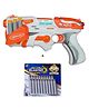 Magicwand Blaze Storm White Super Weapon Soft Bullet Gun for Kids with Free 26 Dart Bullets (Blaze White Gun)