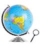Magicwand STEM & STEAM Educational,Decorative Spinning Political Educational Laminated Rotating World Globe MADE IN INDIA  8