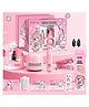 Magicwand Battery Operated Pencil Sharpener,Electric Eraser,Vacuum Cleaner Stationery Set with 10 Eraser Refills for Kids,Adults for Home Office School Pink