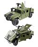 Magicwand 1:18 Scale Die-Cast Hummmer Battlefield with Openable Doors Working Lights & Working Steering Pack of 1